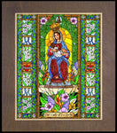 Wood Plaque Premium - Our Lady of the Milk by B. Nippert