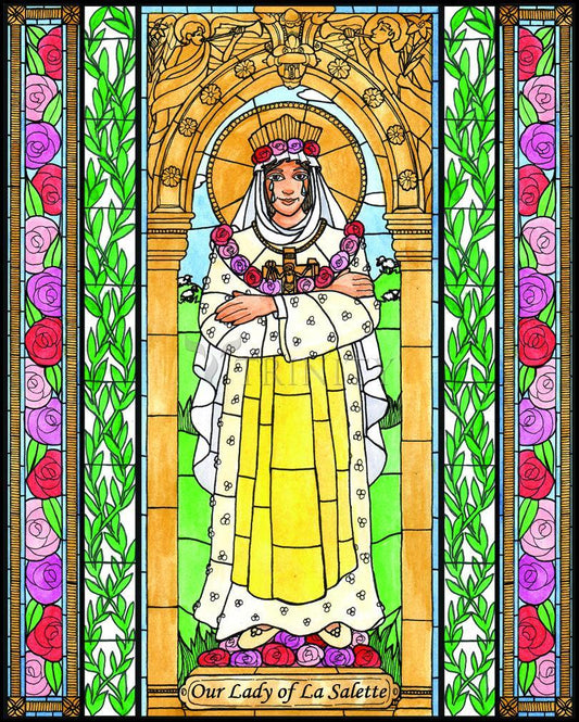 Our Lady of La Salette - Wood Plaque