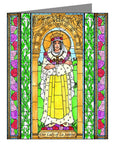 Custom Text Note Card - Our Lady of La Salette by B. Nippert