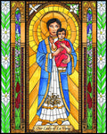 Wood Plaque - Our Lady of La Vang by B. Nippert