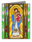 Custom Text Note Card - Our Lady of La Vang by B. Nippert