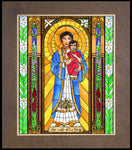 Wood Plaque Premium - Our Lady of La Vang by B. Nippert