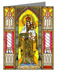 Note Card - Our Lady of Mt. Carmel by B. Nippert