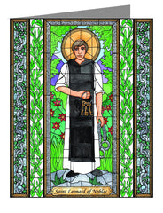 Custom Text Note Card - St. Leonard of Noblac by B. Nippert