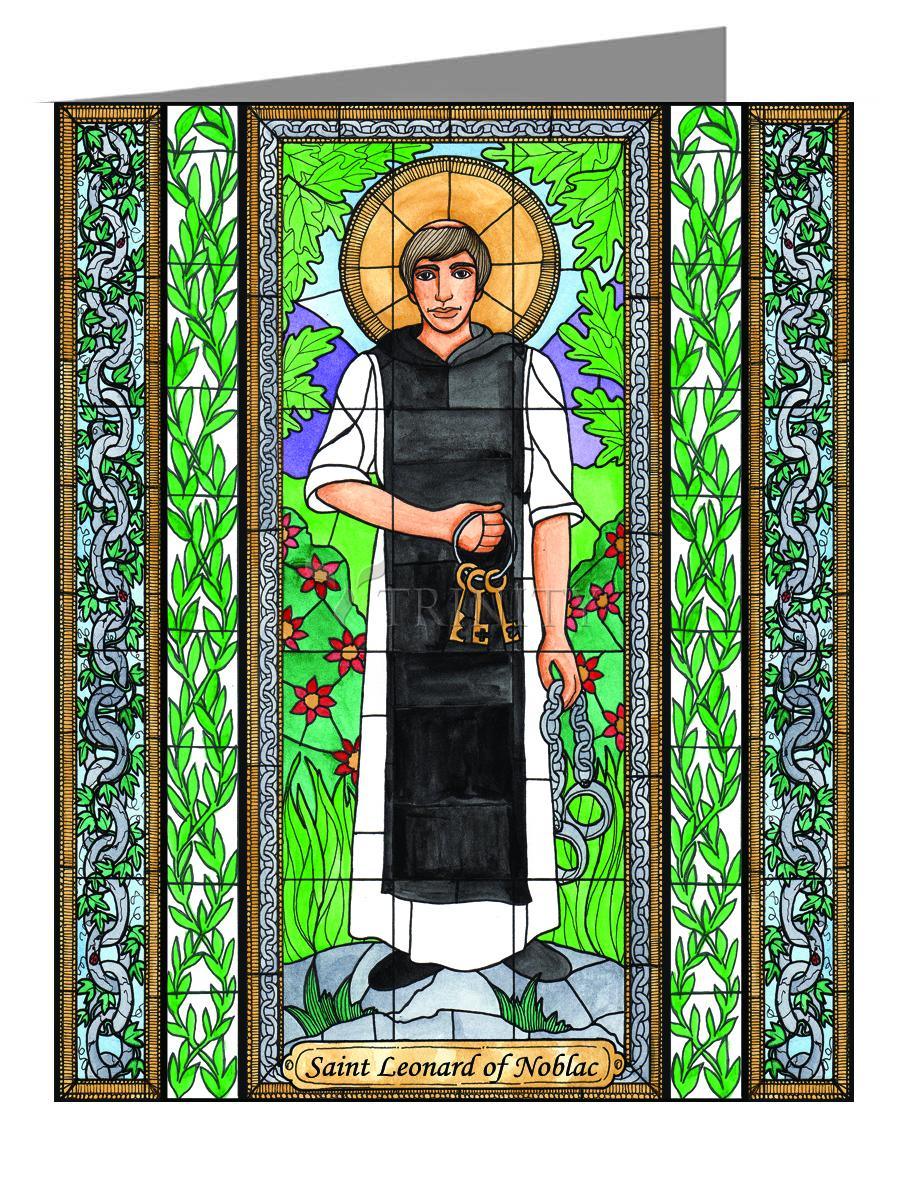 St. Leonard of Noblac - Note Card by Brenda Nippert - Trinity Stores