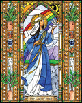 Wood Plaque - Our Lady of Peace by B. Nippert