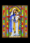 Holy Card - Our Lady of the Rosary by B. Nippert