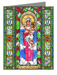 Custom Text Note Card - Our Lady of Schoenstatt by B. Nippert