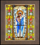 Wood Plaque Premium - Our Lady of the Snows by B. Nippert