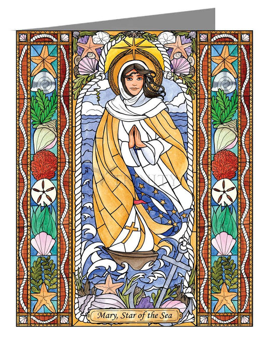Our Lady Star of the Sea - Note Card by Brenda Nippert - Trinity Stores