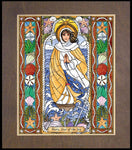 Wood Plaque Premium - Our Lady Star of the Sea by B. Nippert