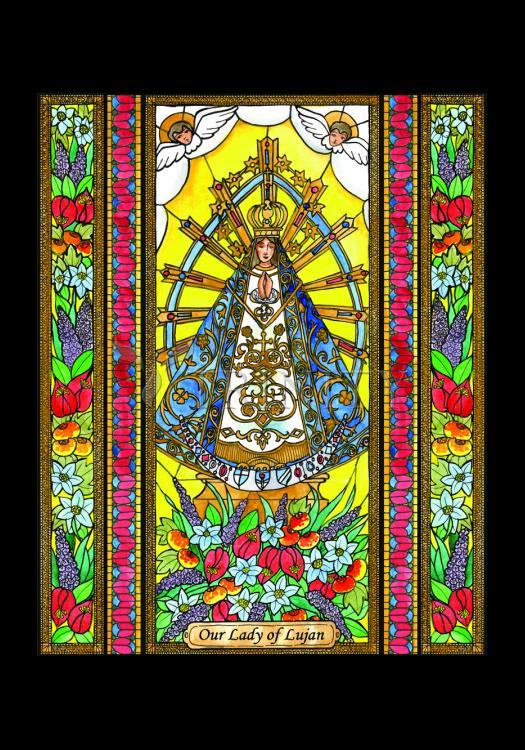 Our Lady of Lujan - Holy Card by Brenda Nippert - Trinity Stores