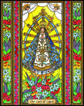 Wood Plaque - Our Lady of Lujan by B. Nippert
