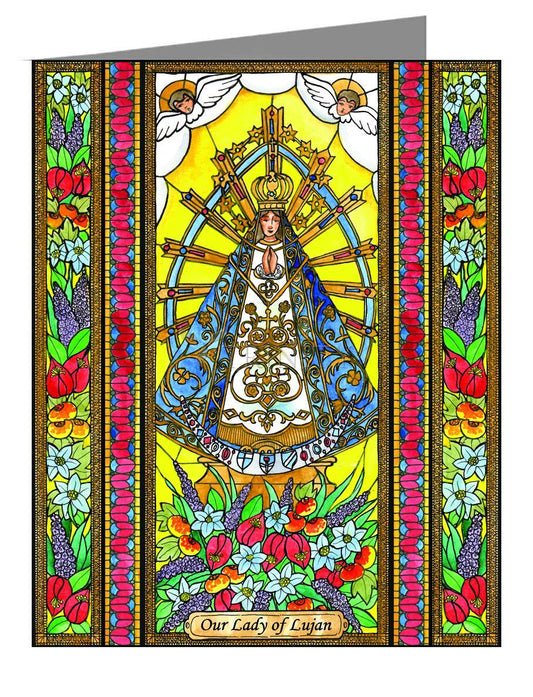 Our Lady of Lujan - Note Card Custom Text