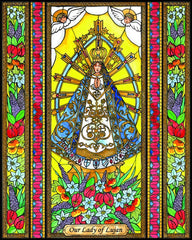 Wood Plaque - Our Lady of Lujan by B. Nippert