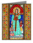 Custom Text Note Card - Our Lady of Walsingham by B. Nippert