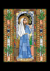 Holy Card - Mary, Mother of God by B. Nippert