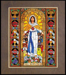 Wood Plaque Premium - Mary, Mother of Mercy by B. Nippert