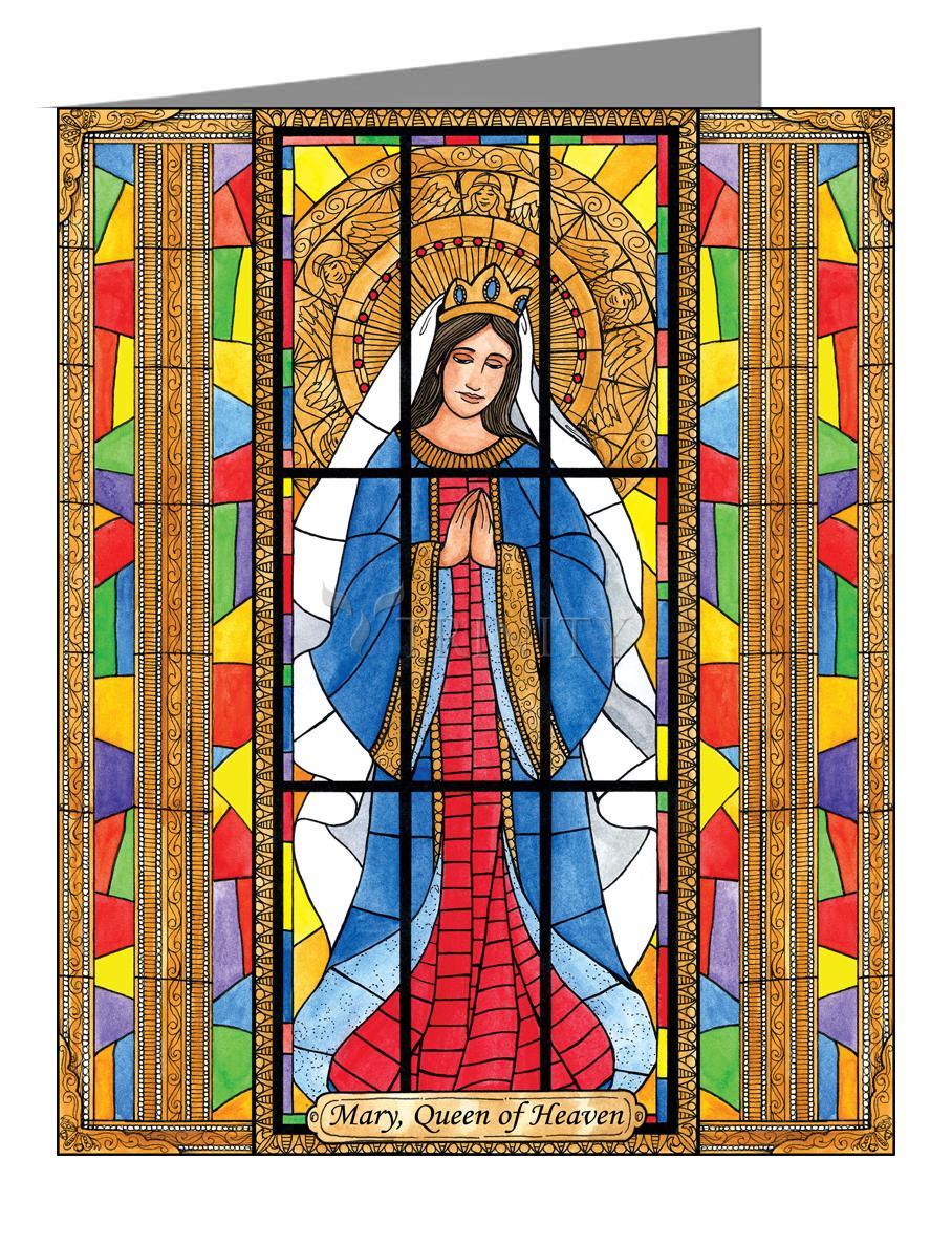 Mary, Queen of Heaven - Note Card Custom Text