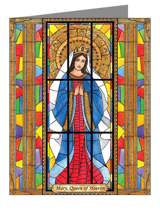 Mary, Queen of Heaven - Note Card Custom Text by Brenda Nippert - Trinity Stores