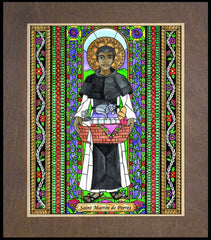 Wood Plaque Premium - St. Martin de Porres by B. Nippert