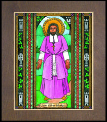 Wood Plaque Premium - St. Oliver Plunkett by B. Nippert