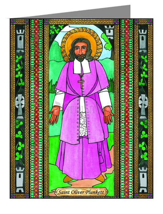 St. Oliver Plunkett - Note Card Custom Text