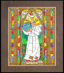 Wood Plaque Premium - Pope Francis by B. Nippert