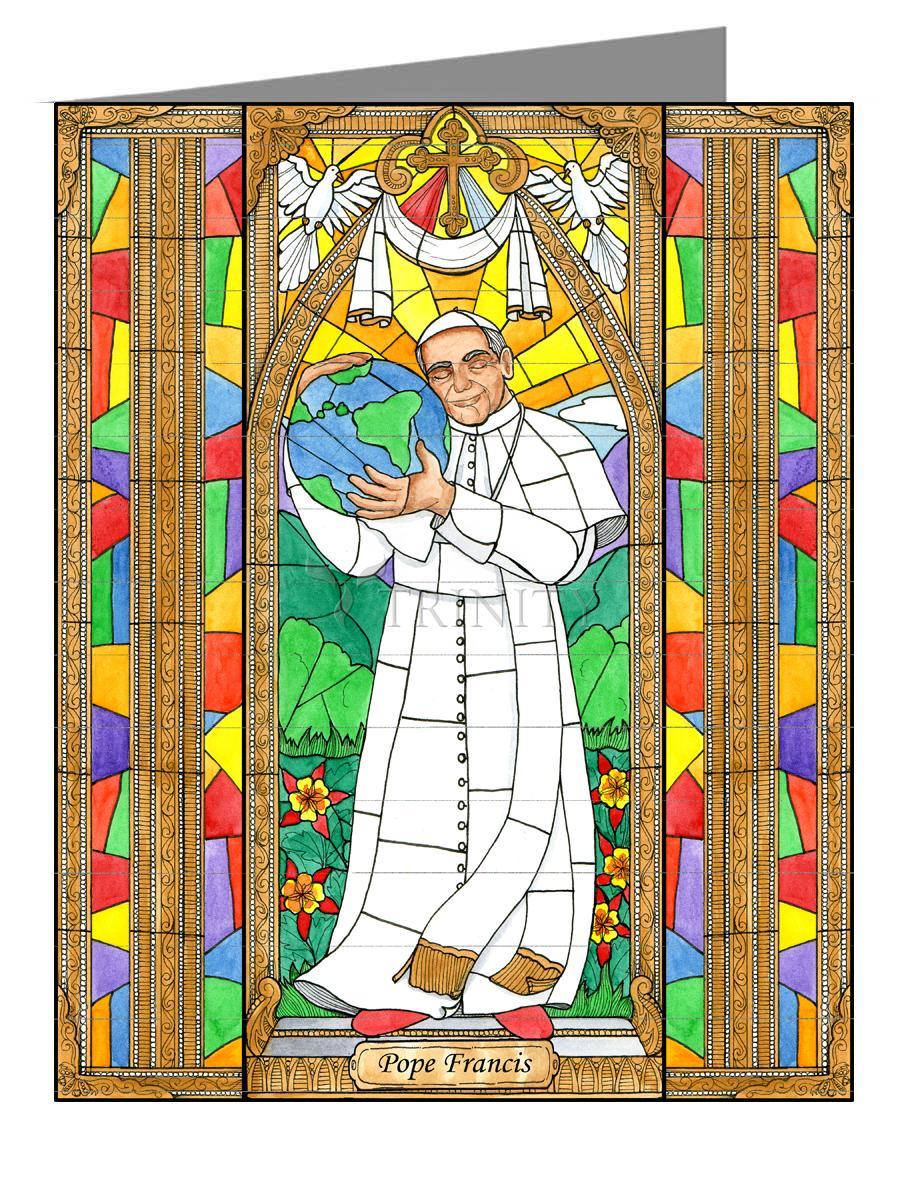 Pope Francis - Note Card Custom Text