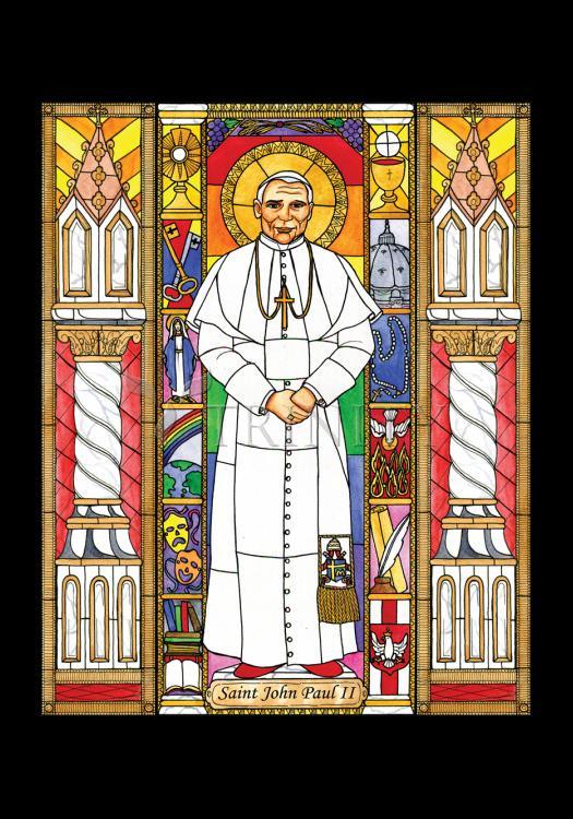 St. John Paul II - Holy Card by Brenda Nippert - Trinity Stores