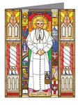 Custom Text Note Card - St. John Paul II by B. Nippert