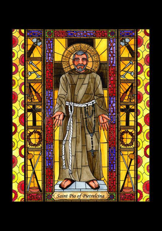 St. Padre Pio - Holy Card