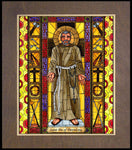 Wood Plaque Premium - St. Padre Pio by B. Nippert