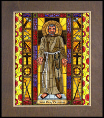 Wood Plaque Premium - St. Padre Pio by B. Nippert