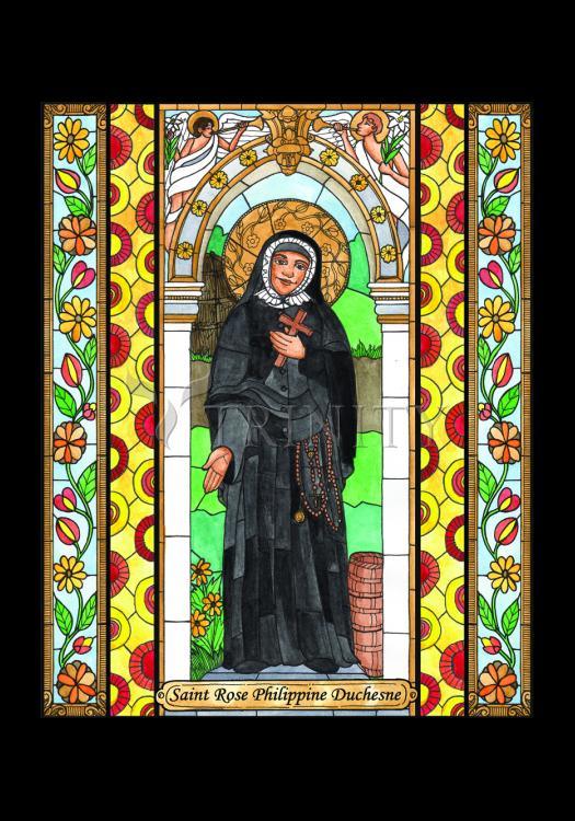 St. Rose Duchesne - Holy Card