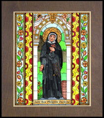 Wood Plaque Premium - St. Rose Duchesne by B. Nippert