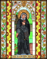 Wood Plaque - St. Rose Duchesne by B. Nippert