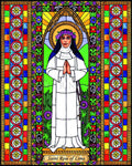 Wood Plaque - St. Rose of Lima by B. Nippert