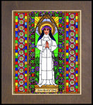 Wood Plaque Premium - St. Rose of Lima by B. Nippert