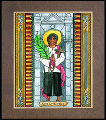 Wood Plaque Premium - St. Lorenzo Ruiz by B. Nippert