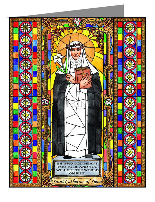 St. Catherine of Siena - Note Card