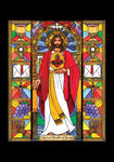 Holy Card - Sacred Heart of Jesus by B. Nippert