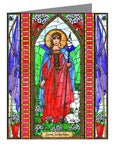 Custom Text Note Card - St. Seraphina by B. Nippert