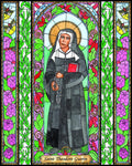 Wood Plaque - St. Mother Théodore Guérin by B. Nippert