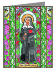 Custom Text Note Card - St. Mother Théodore Guérin by B. Nippert