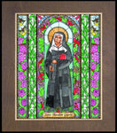 Wood Plaque Premium - St. Mother Théodore Guérin by B. Nippert