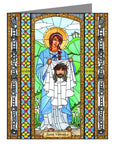 Custom Text Note Card - St. Veronica by B. Nippert