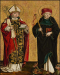 Wood Plaque - Sts. Adalbert and Procopius by Museum Art
