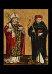Holy Card - Sts. Adalbert and Procopius by Museum Art