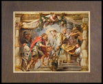 Wood Plaque Premium - Meeting of St. Abraham and Melchizedek by Museum Art